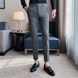 Men Trousers Business Suit Pants