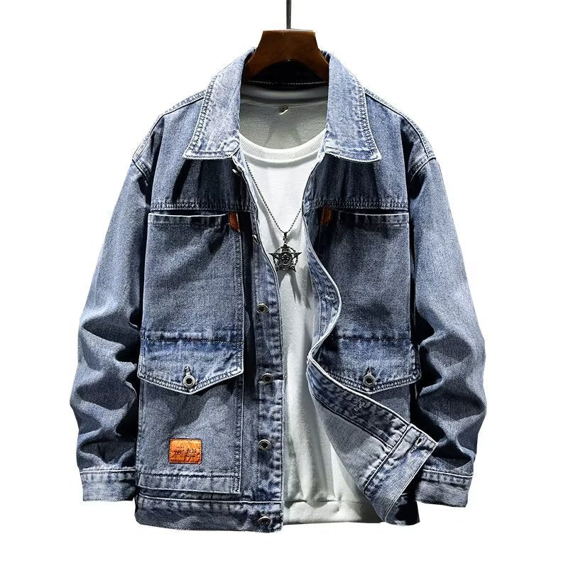 Denim Shirts Spring and Autumn Denim Jacket Men's Casual Jacket