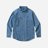 Denim Shirts Autumn Denim Long Sleeve Shirt Men's Casual Loose