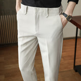 Men Trousers Straight Casual Pants Men's Trousers