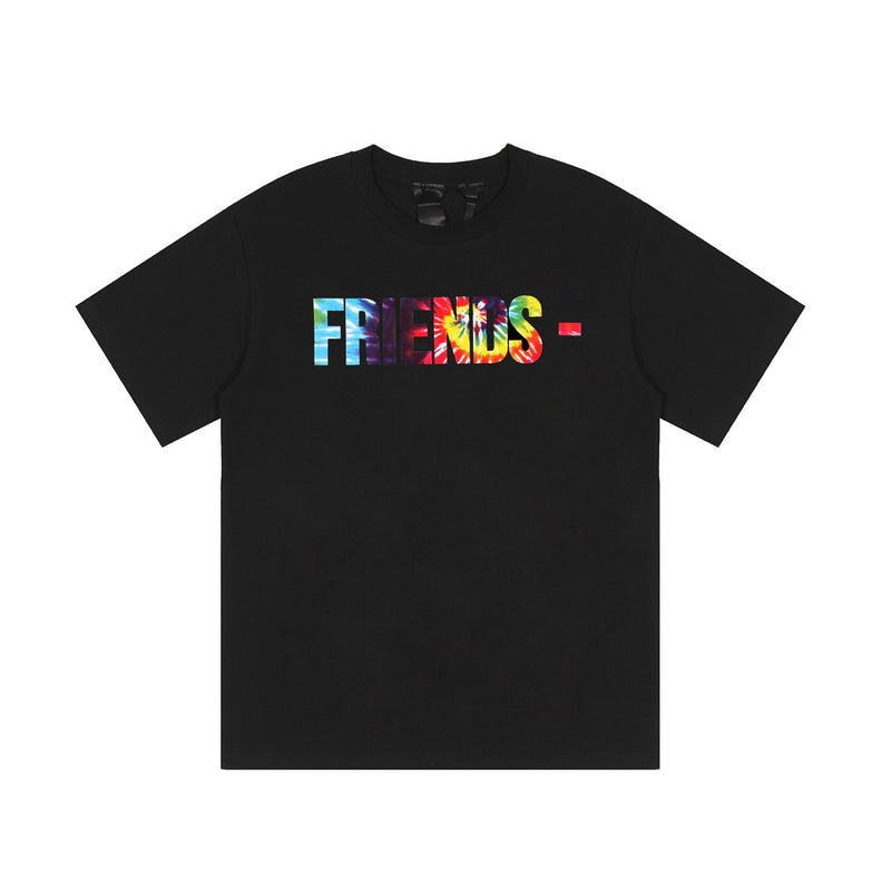 Vlone Printed Loose ShortSleeved Tshirt for Men and Women Summer