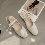 Nude Block Heel Sandals
