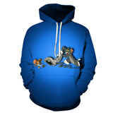 Tom and Jerry Hoodie 3D Printed Hoodie Hoodie