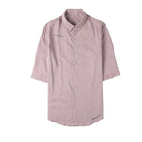 Men Shirts Simple Embroidered Shirt