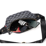 Everywhere Belt Bag Plaid Chest Bag Men's and Women's Handbags Street Shoulder Bag