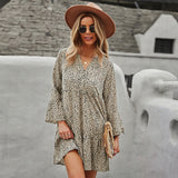 Beth Dutton Outfits Autumn and Winter Dress Leopard Print Sexy