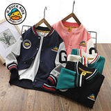 Children Baseball Jacket Jacket Girls' Spring and Autumn Clothing Baseball Uniform
