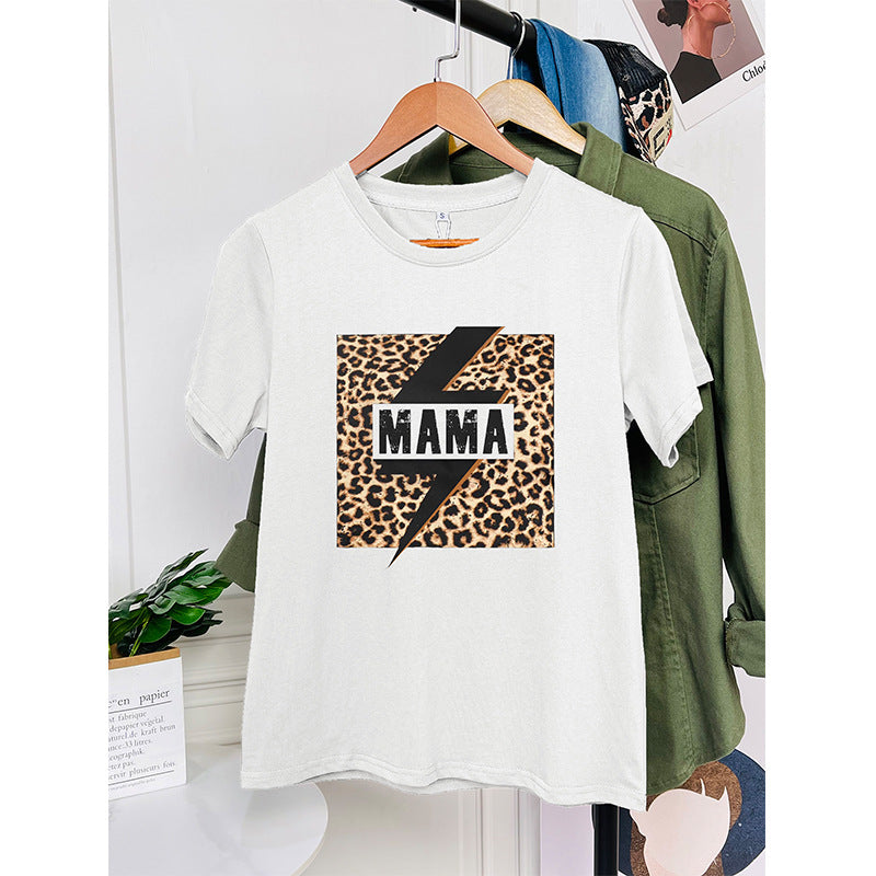 Boy Mama T Shirts Leopard Mama