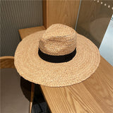 Straw Hat Summer Sun Hat Raffia Hat