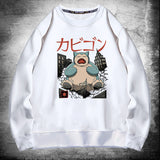 Men and Women Pokemon Pikachu Hoodie Pokémon Snorlax Crew Neck Pullover Sweatshirt