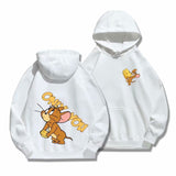 Tom and Jerry Hoodie Couple Sweater Hooded Autumn and Winter Coat