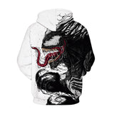 Spider Man Hoodie Venom 3D Digital Printing Zipper Hooded Sweatshirt