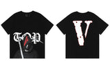 Vlone ShortSleeved Tshirt Men's Casual Fashionable Men's Top