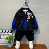 Toddler Boys Jackets Boys' Spring and Autumn Clothing Jacket Baseball Uniform Children