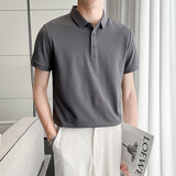 Men Polo Shirts Men's Short-Sleeve Lapel T-shirt