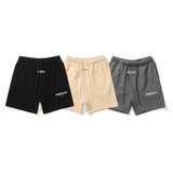 Kanye Shorts Fog Reflective Lettered Casual Shorts Summer Loose Large Size Shorts