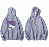 Tom and Jerry Hoodie Winter Clothing Autumn Hooded Sweater Autumn and Winter