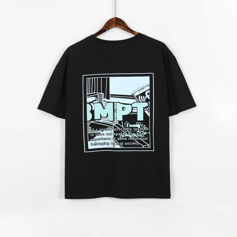 Cavempt Ce Printing Male and Female Couple Short Sleeve