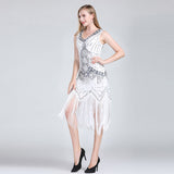 The Great Gatsby Daisy Dress Vintage Women's Sequined Dress Bridesmaid Dress