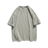 Men's T-shirt Loose Letter Print Short-Sleeve T-shirt Men's Summer Half Sleeve Student Casual T-shirt Men's T