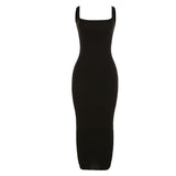 Music Festivals Rave Outfits Dress Summer Sexy Suspenders Backless Slim Fit Dress