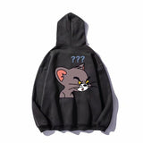 Tom and Jerry Hoodie Fall/Winter Cartoon Velvet Hooded Sweater Suit