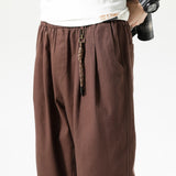 Men Sweatpants Loose Casual Retro Hip Hop Cotton