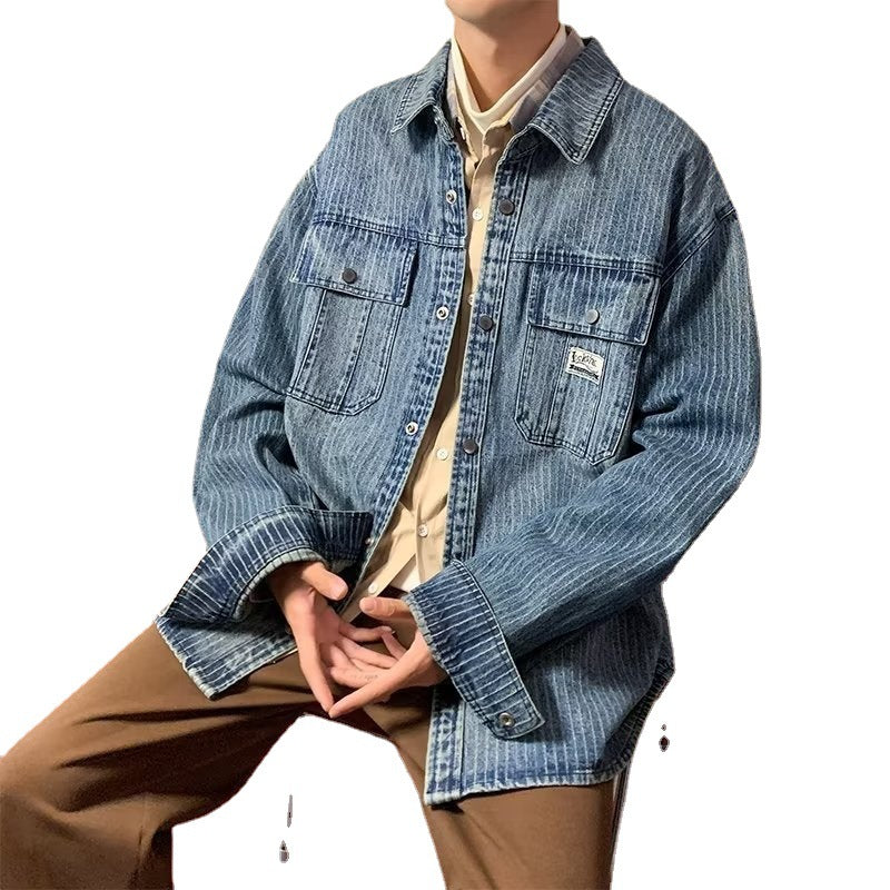 Denim Shirts Denim Jacket Men's and Women's Loose All-Match Casual Shirt