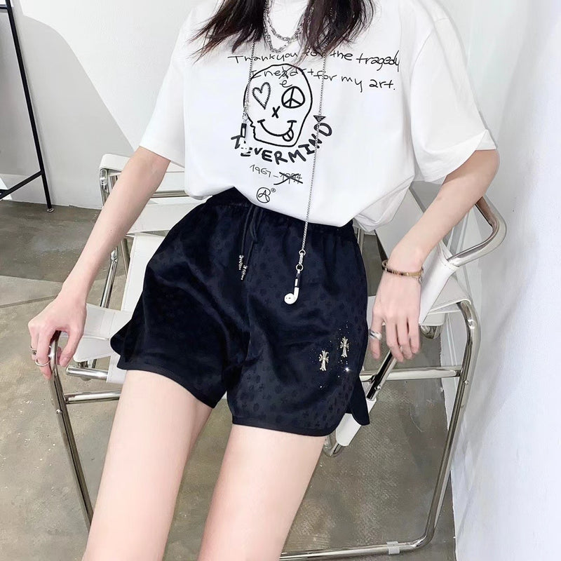 CHH Chrome Heart Shorts Spring/Summer Casual Sports Shorts for Women