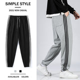 Men Sweatpants Sports Pants Men's Autumn and Winter Loose Casual Pants