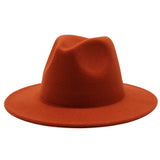 Walter White Fedora Fur Felt Hat Men and Women Autumn Winter Retro Fedora Hat