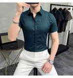 Men Shirts Soft Short Sleeve Shirt