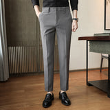 Men Trousers Straight Casual Pants Men's Trousers