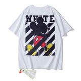 Cartoon Arrow Short Sleeve Summer Unisex Couple Loose Casual Half Sleeves Tshirt Owt