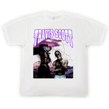 Travis Scott Shirt Heavy Cotton Printed T-shirt Small Neckline