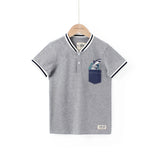 Children Boy Polo Shirts Summer Boys' Short-Sleeved T-shirt