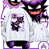 Men and Women Pokemon Pikachu Hoodie Pokémon round Neck Sweater