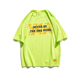 Men's T-shirt Trendy Letter Short-Sleeved T-shirt Baby Boy and Girl Summer Cotton Loose Crew Neck Casual T-shirt Tee