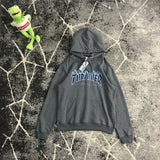 Thrasher T Shirt Autumn Flame Letter Hooded Sweater Cotton Loose Sports