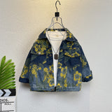 Toddler Boys Jackets Boys' Denim Jacket Spring and Autumn Children