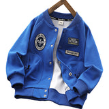 Children Baseball Jacket Boys' Baseball Jacket Outer Casual Jacket