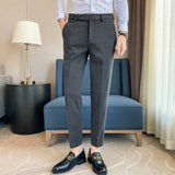 Men Trousers Business Long Pants