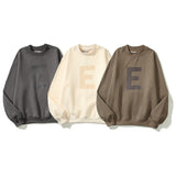 Kanye West Sunday Service Sweatshirt Autumn And Winter Loose Letter Printed Round Neck