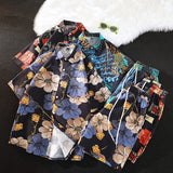 Men's Shirts Summer Men's Loose Casual Large Size Short Sleeve Men's Clothing