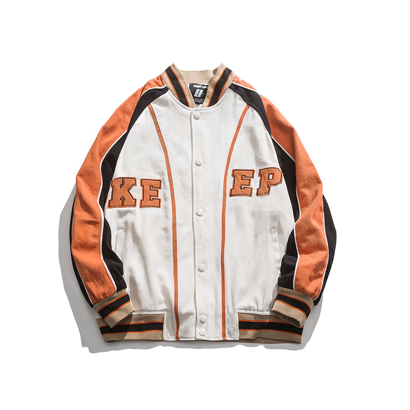 Letterman Jacket Outfit Senior Jackets Varsity Baseball Coat Men's Spring and Autumn Casual Jacket Men's Top