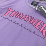 Thrasher T Shirt Flame Print T-shirt round Neck Loose Couple Style