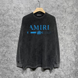 Amiri Long Sleeve T-shirt Washed and Worn Vintage Long Sleeve T-shirt