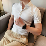 Men Shirts Thin Summer Clothing Men's Short Sleeve Shirt