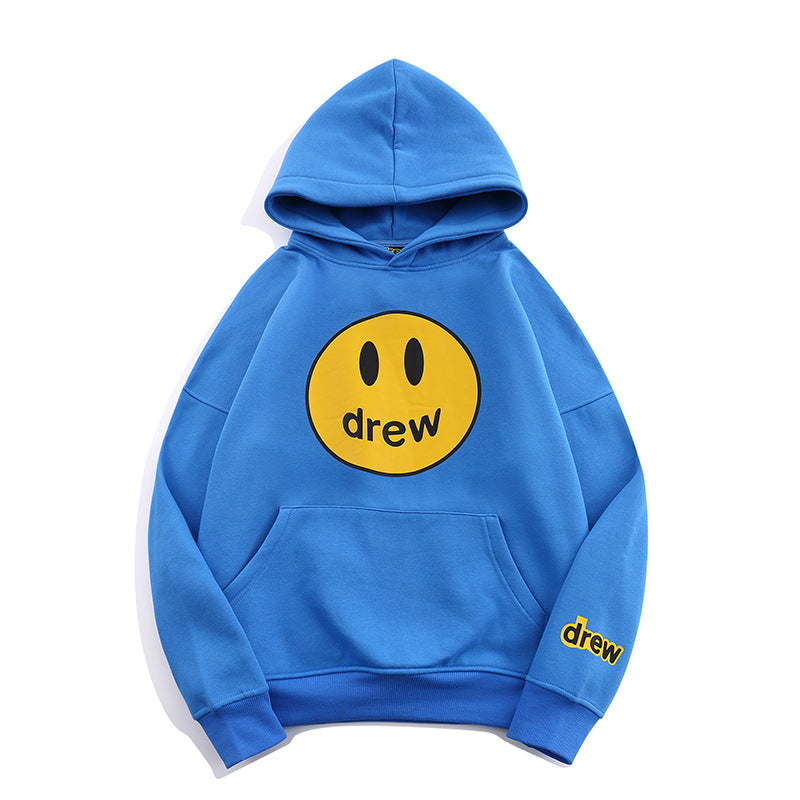Justin Bieber Drew House Hoodie Winter Hooded Sweater Couple Coat