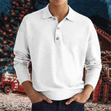 Polo Shirts Autumn and Winter Polo Shirt Long Sleeve Men
